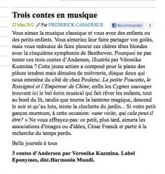 Article MediaPart - CD Veronika Kuzmina / R.Lebrun