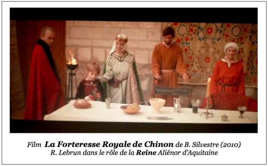 Film LA FORTERESSE ROYALE DE CHINON (2009) - R.Lebrun : La Reine Aliénor