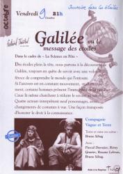 GALILEE Messager des Etoiles - Festival
